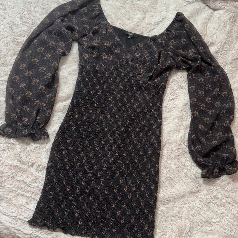 Elegant Black and Gold Dress